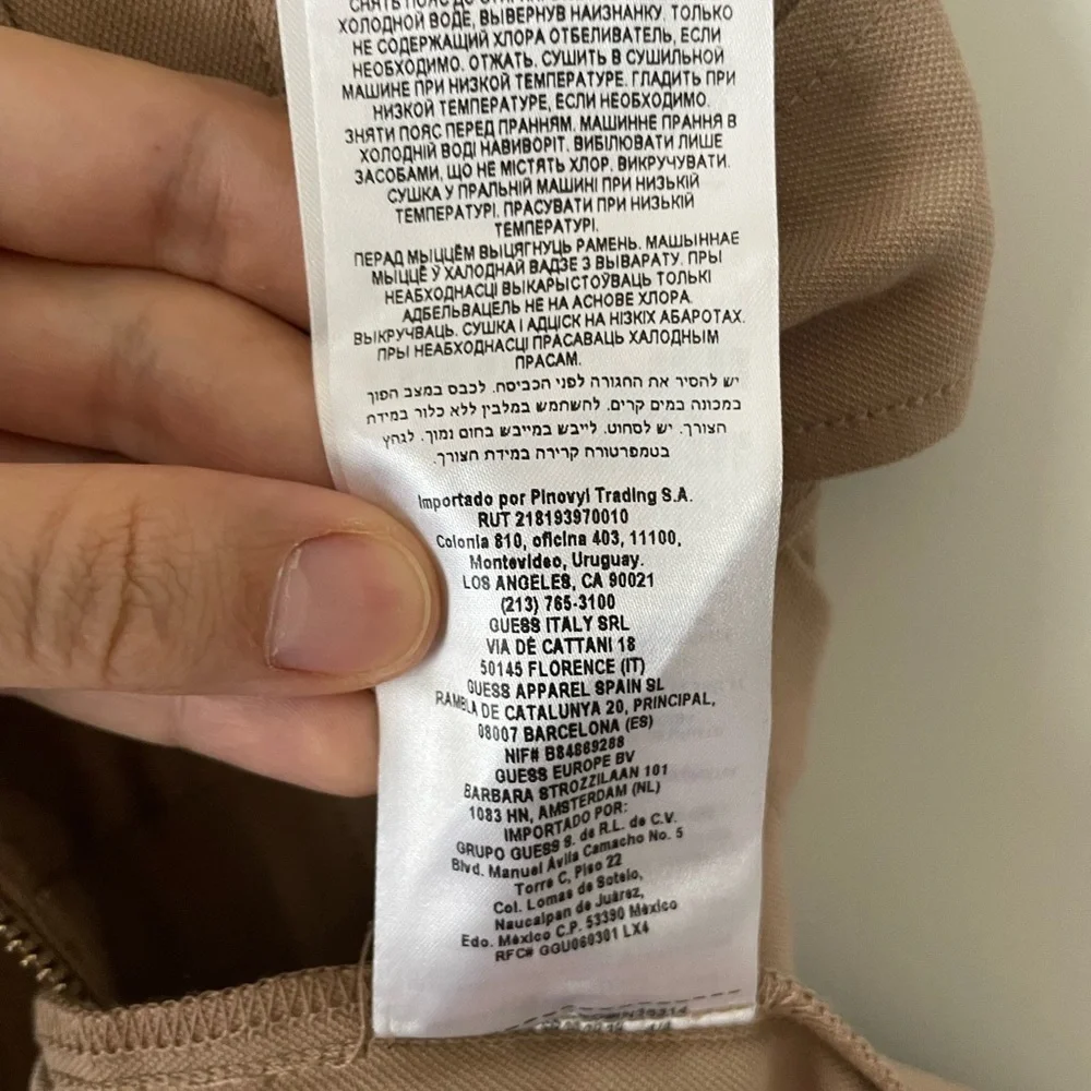 NWT - GUESS Sleeveless Utility Dress — Size XS - Picture 7 of 10